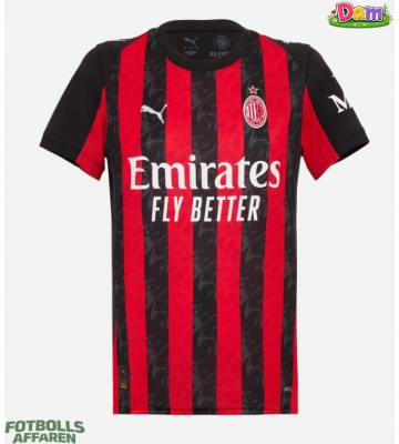 AC Milan Hemmatröja Kvinnor 2025-26 Kortärmad